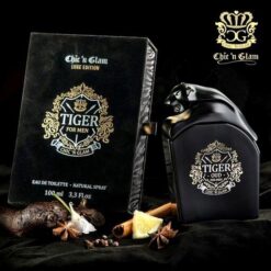 ادکلن تایگر عود مردانه چیکن گلام رایحه‌ای مشابه دیور هوم اینتنس CHIC N GLAM TIGER OUD