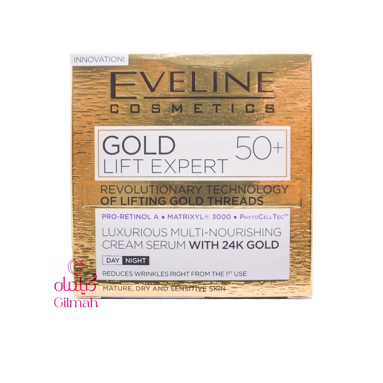 EVELINE - GOLD LIFE EXPER- +50+ - LUXURIOUS -CREAM - GILMAH EVELINE-GOLD-LIFE-EXPERT-50-LUXURIOUS-CREAM-GILMAH