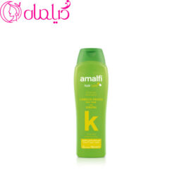 شامپو کراتینه مو های چرب سبز 750 میل آمالفی