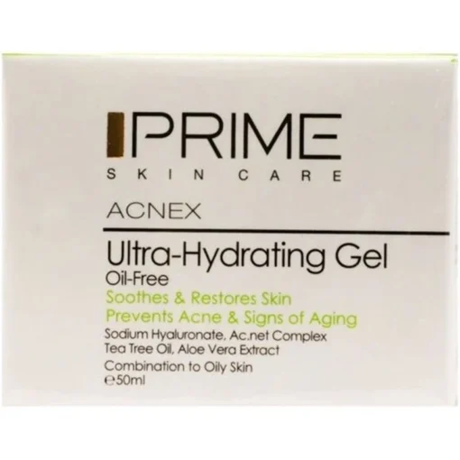 ژل آبرسان صورت پرایم مدل Ultra-Hydrating مخصوص پوست مختلط و چرب