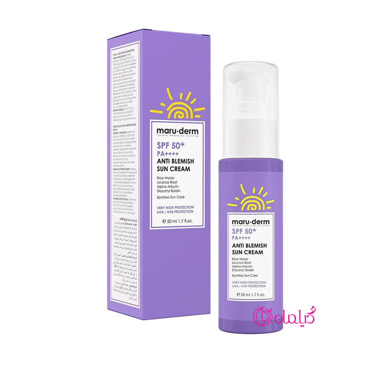 maruderm-anti-blemish-sunscreen اسپری ضدآفتاب و ضدلک مارودرم