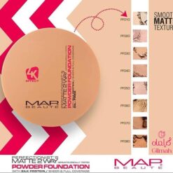 Map Beaute - Matte 2 Way Powder Foundation Cream-